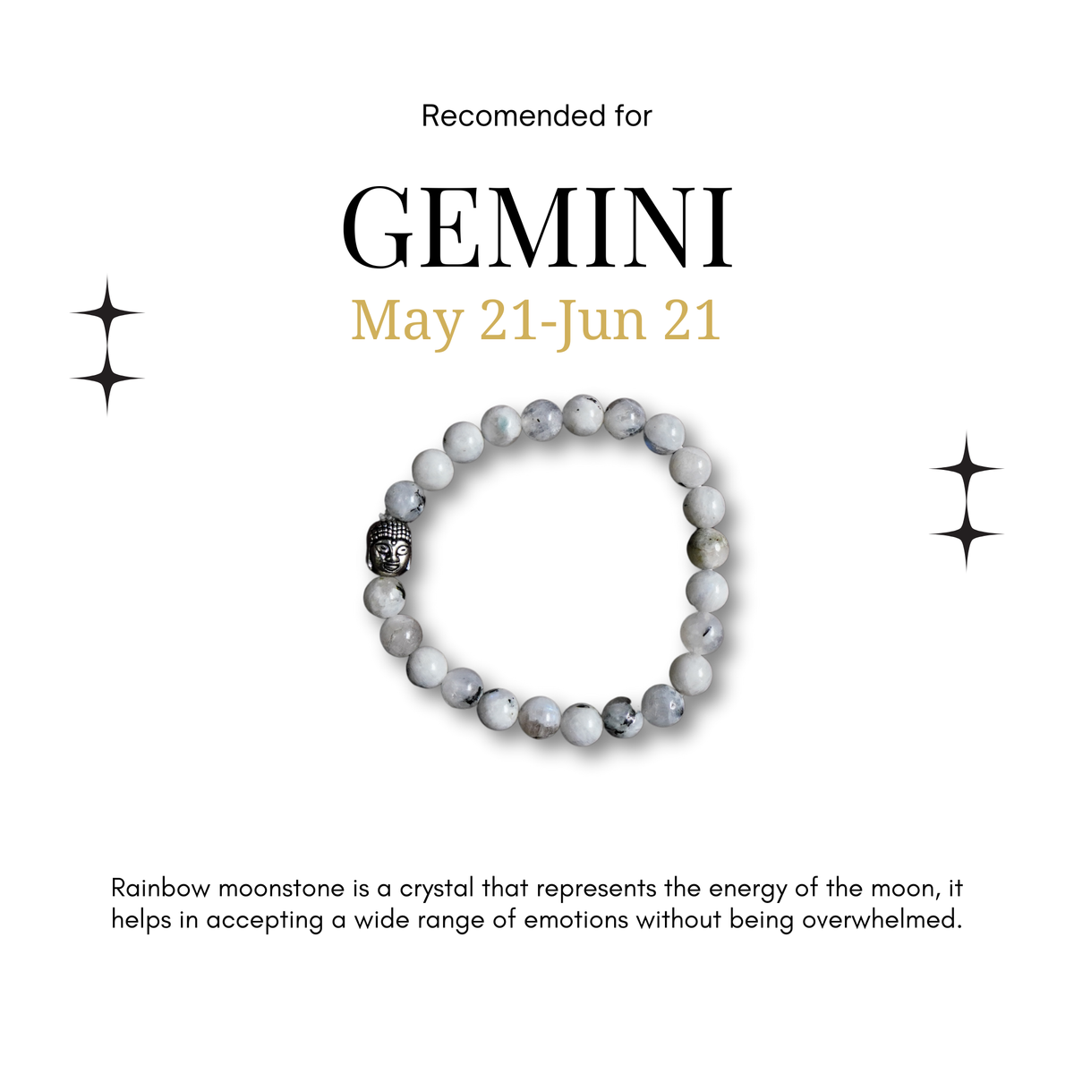 Rainbow Moonstone Bracelet