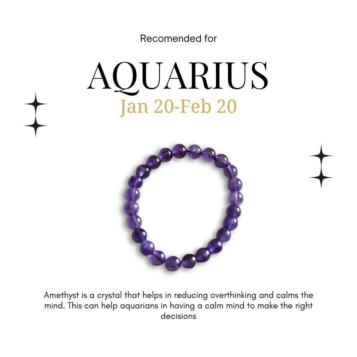Pure Brazilian Amethyst Bracelet