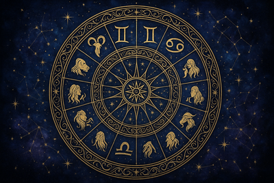 A symbol signifying zodiac signs
